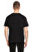 St. Nian Baskı Desen Siyah T-Shirt #5