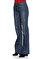 Blank Geniş Paçalı Mavi Jean Pantolon #4