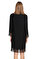 Akris Punto File Detaylı Siyah Elbise #5