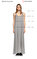 DKNY Uzun Gri Elbise #5