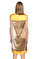 Elie Tahari Diz Üstü Sarı Bej Elbise #4