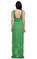 M.Missoni İşleme Detaylı Yeşil Uzun Elbise #3