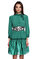 M.Missoni Fular Yakalı Diz Üstü Yeşil Elbise #2