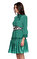 M.Missoni Fular Yakalı Diz Üstü Yeşil Elbise #3