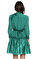 M.Missoni Fular Yakalı Diz Üstü Yeşil Elbise #4