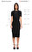 Victoria Beckham Diz Altı Siyah Elbise #6