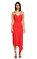 Roland Mouret Midi Kırmızı Elbise #2