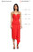 Roland Mouret Midi Kırmızı Elbise #6