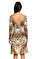 Just Cavalli Leopar Desenli Mini Elbise #4