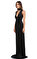 Ferre Uzun Siyah Gece Elbise #2
