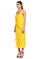 Alberta Ferretti Midi Sarı Elbise #2