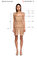 Alberta Ferretti Dantel İşlemeli Mini Ten Rengi Elbise #6