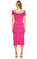 Nicole Miller Fuşya Rengi Elbise #3