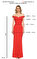 Alexander McQueen Kırmızı Gece Elbisesi #5