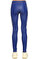 Roberto Cavalli Mavi Deri Pantolon #5