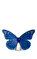 Lladro Kelebek Biblo Mavi- Altın #1