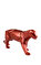 Lladro Panter Heykel Metalik Kırmızı #3