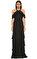 Zac Zac Posen Siyah Gece Elbisesi #1