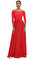 Alexander McQueen Kırmızı Gece Elbisesi #1