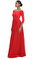 Alexander McQueen Kırmızı Gece Elbisesi #2