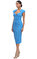 Roland Mouret Mavi Elbise #2