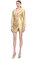 Lavish Alice Altın Rengi Elbise #2
