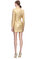 Lavish Alice Altın Rengi Elbise #3