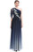  Marchesa Notte Lacivert Elbise #2