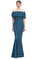 Zac Zac Posen Petrol Yeşili Gece Elbisesi #1