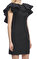 Lanvin Dantel Detaylı Siyah Elbise #3