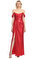 Marchesa Notte Kırmızı Gece Elbisesi #1
