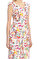 Carolina Herrera Renkli Elbise #4