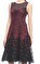 BCBG Max Azria Bordo Elbise #4