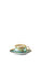 Scala Palazzo Yeşil Kahve/Çay Fincan ve Tabağı #1