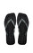 Square Logo Metallic Black Terlik #2