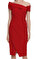 Donna Karan Kırmızı Elbise #4