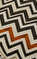 Belfast 160  SiyahBej Zigzag Desen Dekoratif Yastık  #2