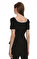 Black Bonded Crepe Top Bluz #3