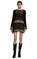 Akep Siyah Mini Elbise #1
