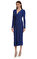 Diane Von Furstenberg Lacivert Elbise #2