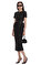 Black Tinsel Boucle Tailored Midi Elbise #2