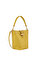 Longchamp Le Roseau Sarı Bucket Çanta XS #3