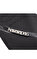 Square Logo Metallic Black Terlik #4