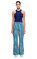 Les Benjamins Lacivert Crop Top #1