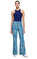 Les Benjamins Lacivert Crop Top #2