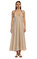 Sherbet Design Krem Rengi Elbise #1