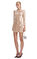 Pearl Trim Sequin Mini Elbise #2