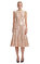 Sequin Pearl Trim Midi Elbise #1