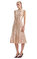 Sequin Pearl Trim Midi Elbise #2