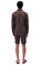 Portufin ii Single Pleated Linen Short Brown Şort #3